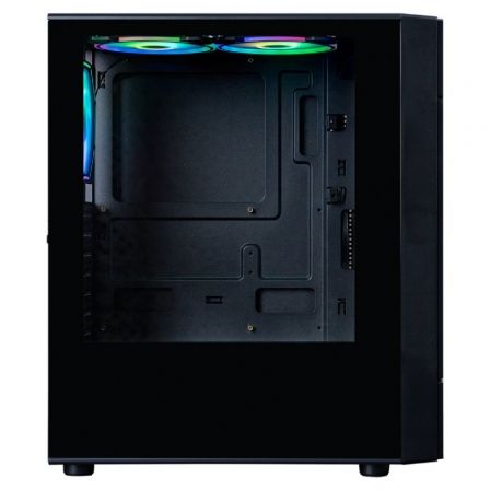 Hiditec Caja Gaming Semitorre V30 ARGB Cristal Templado Iluminación ARGB Negra CHA010028