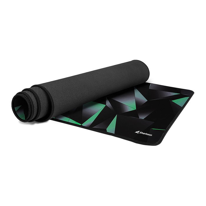 Sharkoon SKILLER SGP30 XXL Stealth Alfombrilla de ratón Negra/Verde Claro
