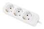 Lanberg Regleta 3 Tomas Schuko Blanca 1,5m