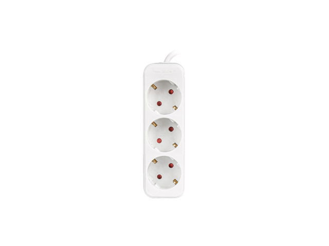 Lanberg Regleta de Sobremesa 3 Tomas Schuko Blanco, 1.5m, Protección Infantil, 2500W, IP20, Cable 3x1.0mm CU Lanberg Regleta de Sobremesa 3 Tomas Schuko Blanco, 1.5m, Protección Infantil, 2500W, IP20, Cable 3x1.0mm CU