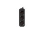 Lanberg Regleta 3 Tomas Schuko Negra 1,5 m