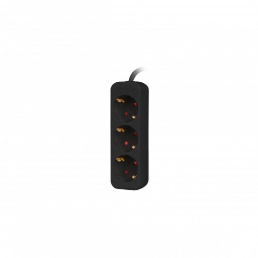 Lanberg Regleta 3 Tomas Schuko Negra 1.5m con Protección Infantil