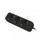 Lanberg Regleta 3 Tomas Schuko Negra 1,5 m