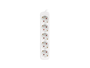 LANBERG Regleta PS0-05F-0150-W de 5 salidas AC, 1,5 m, Blanco
