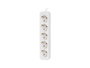LANBERG Regleta PS0-05F-0150-W de 5 salidas AC, 1,5 m, Blanco