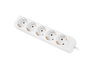 LANBERG Regleta PS0-05F-0150-W de 5 salidas AC, 1,5 m, Blanco