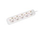 LANBERG Regleta PS0-05F-0150-W de 5 salidas AC, 1,5 m, Blanco