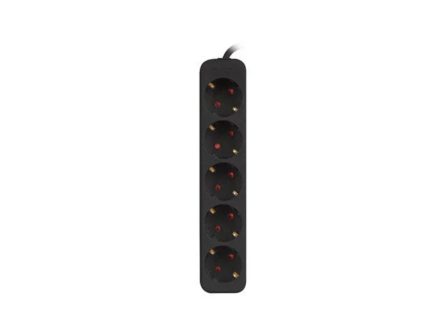 Lanberg Regleta 5 Tomas Schuko Negra 1,5 m