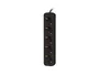 Lanberg Regleta 5 Tomas Schuko Negra 1,5 m