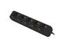 Lanberg Regleta 5 Tomas Schuko Negra 1,5 m