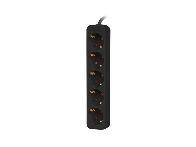 Lanberg Regleta 5 Tomas Schuko Negra 1.5m PS0-05F-0150-BK