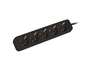 Lanberg Regleta 5 Tomas Schuko Negra 1.5m PS0-05F-0150-BK