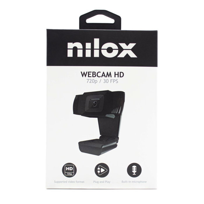 Nilox Webcam NXWC02 HD 720p con micrófono
