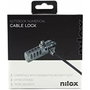 Nilox Cable de seguridad para portátil con combinación de 4 dígitos y 1,8 m