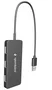 Gembird UHB-U2P4-04 Hub USB 2.0 de 4 Puertos, 480 Mbit/s, Negro - Plug & Play, Diseño Compacto