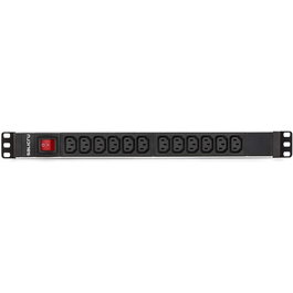 Salicru Regleta Rack 19 Pulgadas SPS PDU 12 Tomas IEC C13 con Interruptor y Protección Infantil