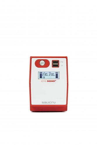 Salicru SPS 650 SOHO+ SAI/UPS Line-Interactive 650 VA con Doble Cargador USB