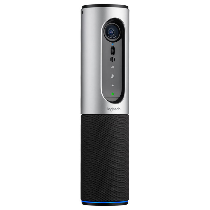 Logitech 960-001034 Connect - Sistema de Videoconferencia en Grupo Full HD 1080p, 90°, Zoom 4x, Color Gris, Bluetooth, USB
