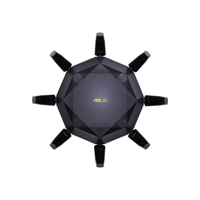 ASUS Router WiFi 6 (AX6000) RT-AX89X Dual-Band Gigabit, 8x Puerto LAN, 90IG04J1-BM3010