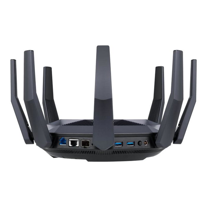ASUS Router WiFi 6 (AX6000) RT-AX89X Dual-Band Gigabit, 8x Puerto LAN, 90IG04J1-BM3010