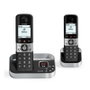 ALCATEL F890 Voice Duo Teléfono DECT con Bloqueo de Llamadas, Negro/Plata