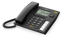 Alcatel Teléfono Fijo Sobremesa con Pantalla de 3 Líneas y Manos Libres