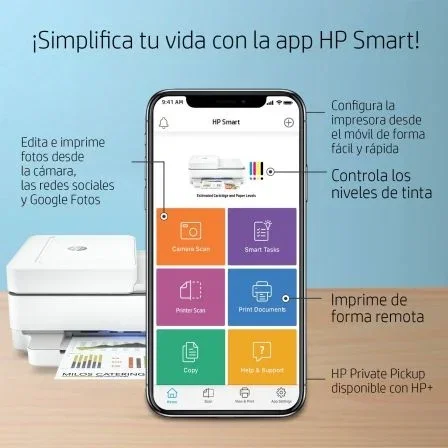 HP ENVY 6420e Impresora Multifunción Inyección Tinta Térmica WiFi Bluetooth ADF HP+ 4800x1200ppp 10ppm A4