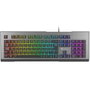 Genesis Rhod 500 RGB Teclado Gaming QWERTY Portugués Negro, Plata