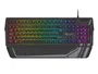 Genesis Rhod 350 Teclado Gaming con Retroiluminación RGB LED, Interruptor de Membrana, USB, QWERTY Español, Formato 100% con Teclado Numérico, Negro