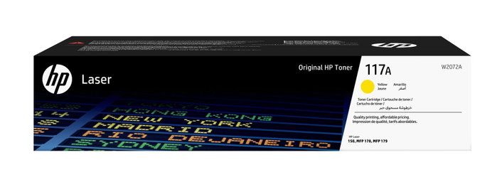 HP 117A W2072A Tóner Amarillo Original