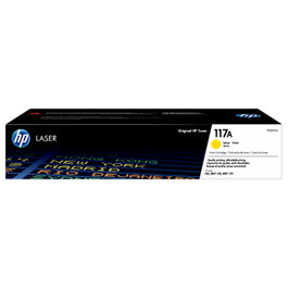 HP Cartucho de Tóner Original 117A W2072A Amarillo