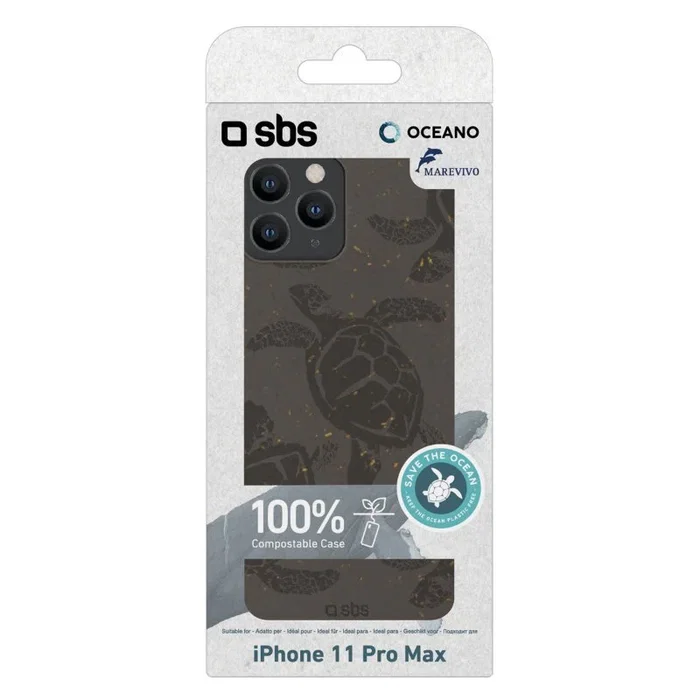 Sbs Funda para iPhone 11 Pro Max Modelo Tortuga Oceano Eco-Friendly