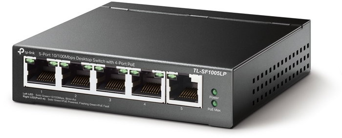 TP-Link TL-SF1005LP Switch de 5 puertos Fast Ethernet con 4 puertos PoE