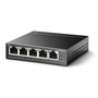 TP-Link TL-SF1005LP Switch No Administrado Fast Ethernet 5 Puertos PoE Negro