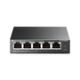 TP-Link TL-SF1005LP Switch No Administrado Fast Ethernet 5 Puertos PoE Negro