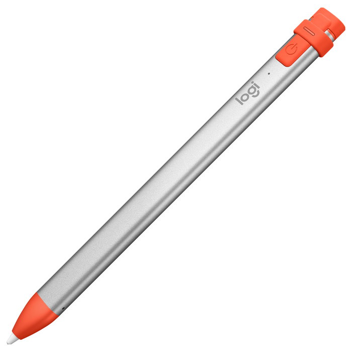 Logitech Crayon Lápiz Digital Naranja y Blanco