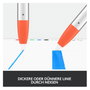 Logitech Crayon Lápiz Digital Naranja y Blanco