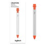 Logitech Crayon Lápiz Digital Naranja y Blanco