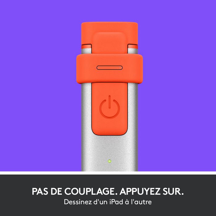 Logitech Crayon Lápiz Digital Pixel-Preciso para iPad (2018 y posterior) con Tecnología Apple Pencil