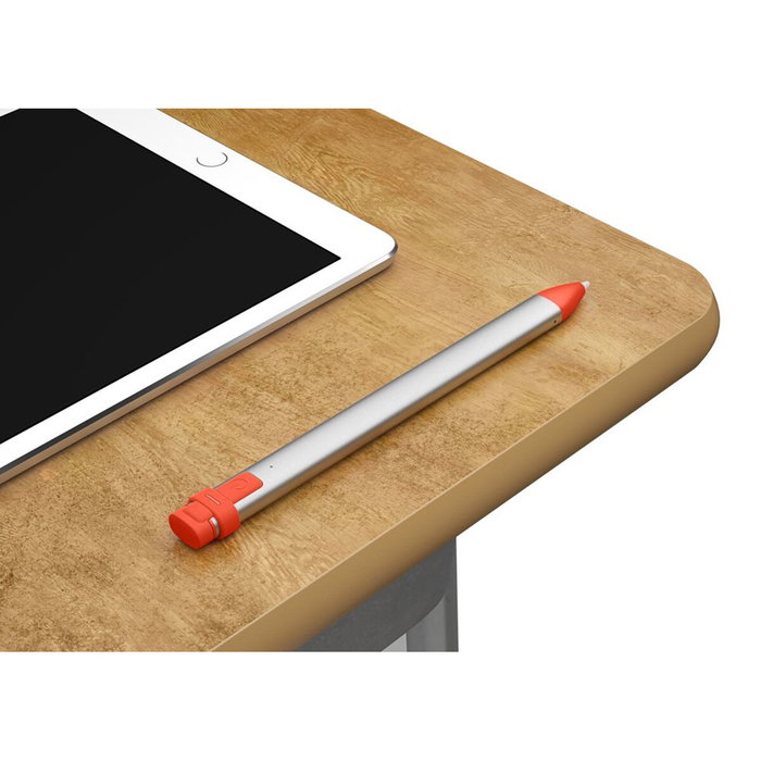Logitech Crayon Lápiz Digital Naranja y Blanco