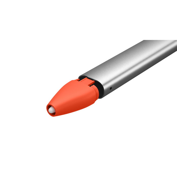 Logitech Crayon Lápiz Digital Naranja y Blanco