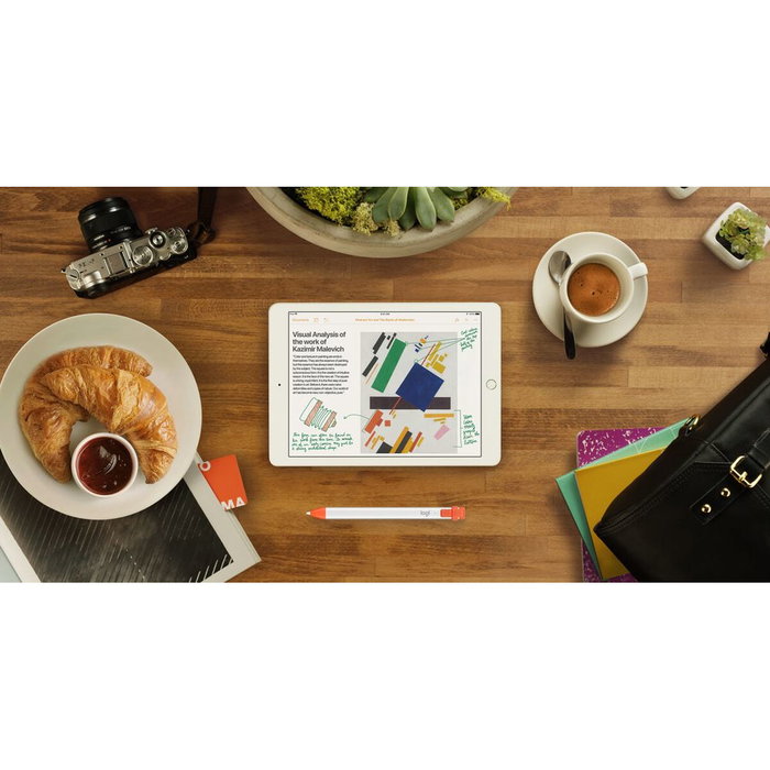 Logitech Crayon Lápiz Digital Naranja y Blanco