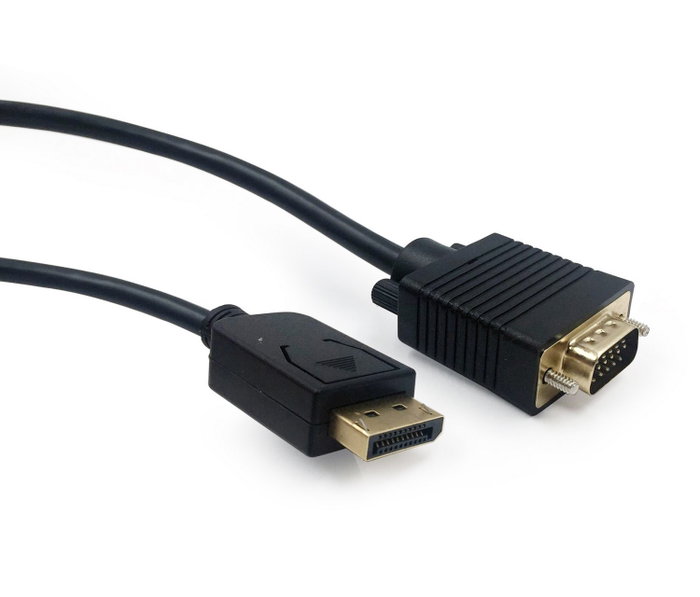 Gembird CCP-DPM-VGAM-6 Adaptador DisplayPort a VGA 1,8 m Negro Gembird CCP-DPM-VGAM-6 Adaptador DisplayPort a VGA 1,8 m Negro