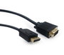 Gembird CCP-DPM-VGAM-6 Adaptador DisplayPort a VGA 1,8 m Negro
