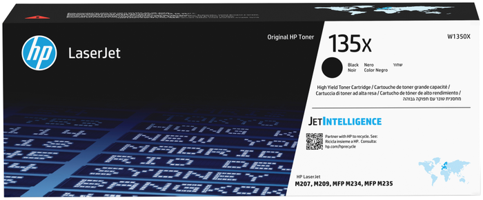 HP 135X W1350X Tóner Negro de Alta Capacidad HP 135X W1350X Tóner Negro de Alta Capacidad