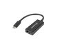 Lanberg AD-UC-DP-01 Adaptador de USB Tipo C a DisplayPort, Macho a Hembra, 0.15 m, Negro
