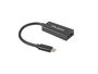 Lanberg AD-UC-DP-01 Adaptador de USB Tipo C a DisplayPort, Macho a Hembra, 0.15 m, Negro