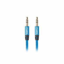 Lanberg Cable de Audio CA-MJMJ-10CU-0020-BL 3,5mm Macho a Macho 2m Azul