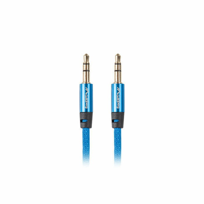 Lanberg Cable de Audio CA-MJMJ-10CU-0020-BL 3,5mm Macho a Macho 2m Azul Lanberg Cable de Audio CA-MJMJ-10CU-0020-BL 3,5mm Macho a Macho 2m Azul