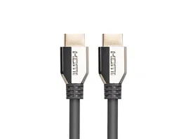 Lanberg CA-HDMI-30CU-0005-BK Cable HDMI Macho-Macho 0.5m Negro - HDMI 2.1, 8K 60Hz/240Hz, 48 Gbit/s, Contactos Chapados en Oro